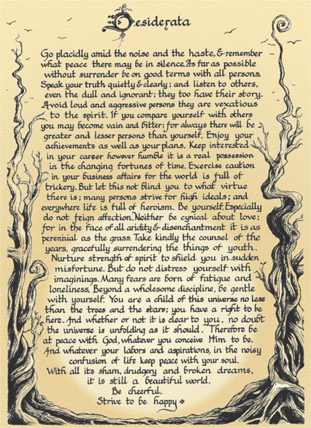 desiderata